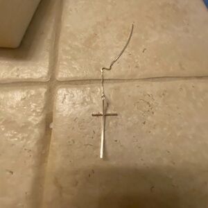 Silver Cross Pendant Necklace